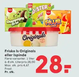 SPAR Frisko Is Originals tilbud