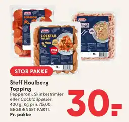 SPAR Steff Houlberg Topping tilbud