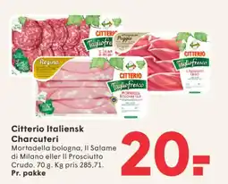 SPAR Citterio Italiensk Charcuteri tilbud