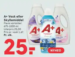 SPAR A+ Vask eller Skyllemiddel tilbud