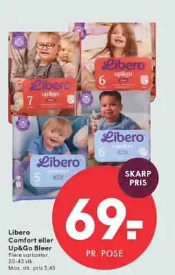 SPAR Libero Comfort eller Up&Go Bleer tilbud