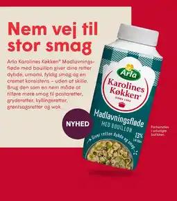 SPAR Arla Karolines Køkken madlavningsfløde med bouillon tilbud