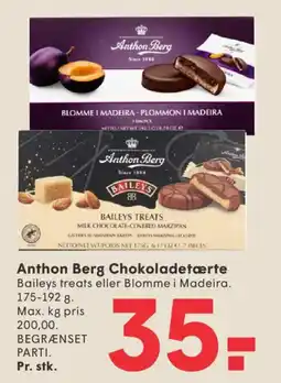 SPAR Anthon Berg Chokoladetaerte tilbud