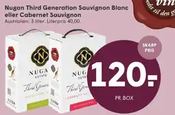 SPAR Nuga Estate Third Generation Sauvignon Blanc eller Cabernet Sauvignon tilbud