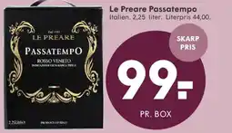 SPAR Le Preare Passatempo tilbud