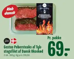 Min Købmand Gestus Pebersteaks af Tykstegsfilet tilbud