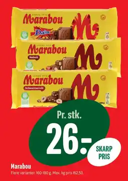 Min Købmand Marabou tilbud