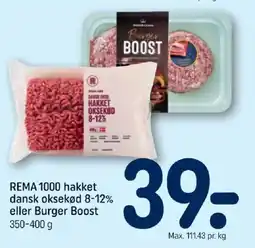 REMA 1000 Rema 1000 hakket oksekød tilbud