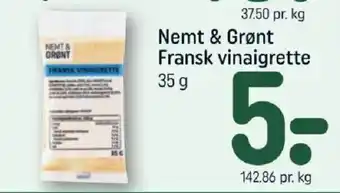 Nemt & Grønt Fransk vinaigrette