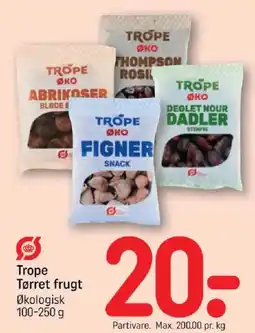 REMA 1000 Trope tørret frugt tilbud