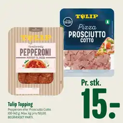 Min Købmand Tulip Topping tilbud