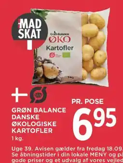 MENY Grøn Balance Øko Kartofler tilbud