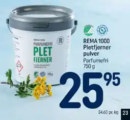 REMA 1000 Rema 1000 Pletfjerner pulver tilbud