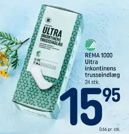 REMA 1000 Rema 1000 Ultra inkontinens trusseindlæg tilbud