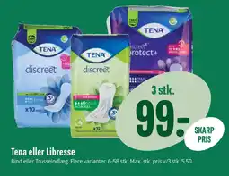 Min Købmand Tena eller Libresse tilbud