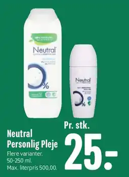 Min Købmand Neutral Personlig Pleje tilbud