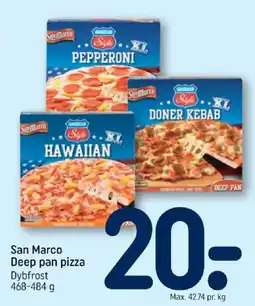REMA 1000 San Marco Deep pan pizza tilbud