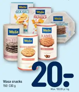 REMA 1000 Wasa snacks tilbud