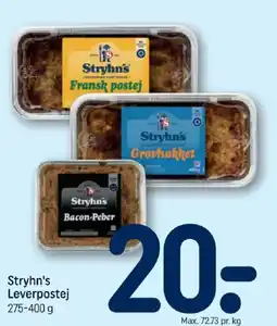 REMA 1000 Stryhn's Leverpostej tilbud