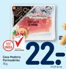 REMA 1000 Casa Modena Parmaskinke tilbud