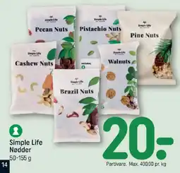 REMA 1000 Simple Life Nødder tilbud
