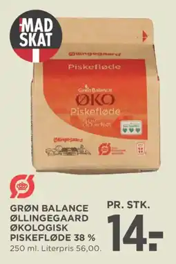 MENY Grøn Balance Økologisk Piskefløde tilbud
