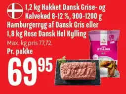 Min Købmand Hakket Grise- og Kalvekød tilbud