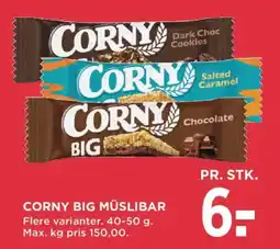 MENY Corny big müslibar tilbud
