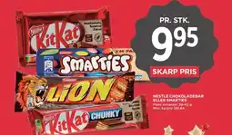 MENY Nestlé chokoladebar eller smarties tilbud