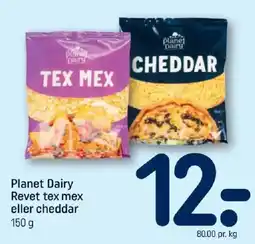 REMA 1000 Planet Dairy revet tex mex eller cheddar tilbud