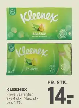 MENY Kleenex Balsam tilbud
