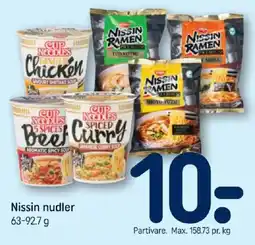 REMA 1000 Nissin nudler tilbud