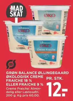 MENY Grøn Balance økologisk creme fraiche tilbud