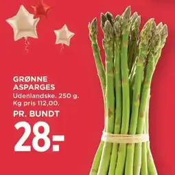 MENY Grønne asparges tilbud
