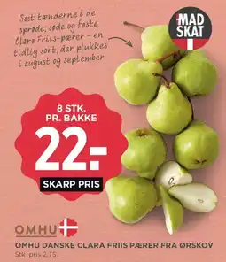 MENY Omhu Clara Friis Pærer tilbud