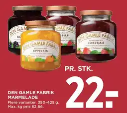MENY Den Gamle Fabrik Marmelade tilbud