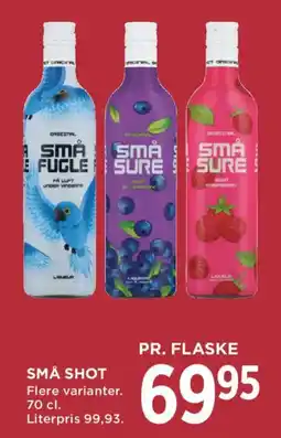 MENY Små Shot tilbud