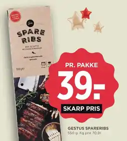 MENY Gestus spare ribs tilbud