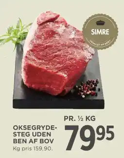 MENY Simre Oksegryde-steg uden ben af bov tilbud