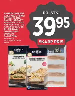MENY Rahbek indbagt laks med cremet tilbud