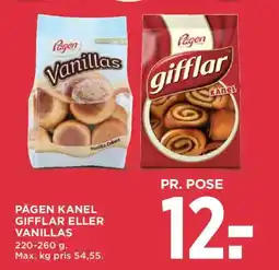 MENY Pagen gifflar eller vanillas tilbud