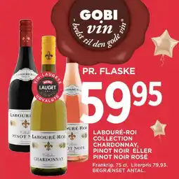 MENY Gobi vin Labouré-Roi Collection Chardonnay, Pinot Noir eller Pinot Noir Rosé tilbud