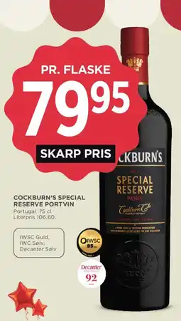 MENY Cockburn's Special Reserve Portvin tilbud