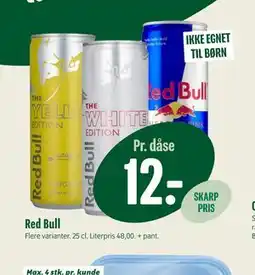 Min Købmand Red Bull tilbud