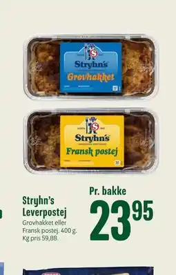Min Købmand Stryhn’s Leverpostej tilbud