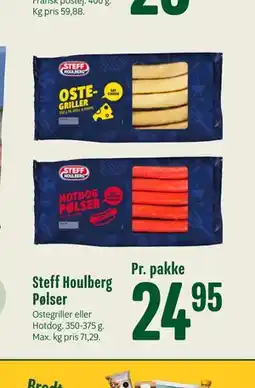 Min Købmand Steff Houlberg Pølser tilbud
