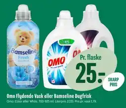 Min Købmand Omo Flydende Vask eller Bamseline Dugfrisk tilbud
