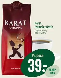 Min Købmand Karat Formalet Kaffe tilbud