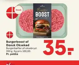 SPAR Burgerboost af Dansk Oksekød tilbud