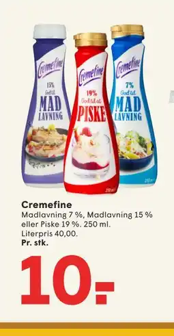 SPAR Cremefine tilbud
